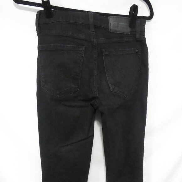 LUCKY BRAND - High Rise - Skinny - Bridgette | 4/27A | Black Denim Jeans - Picture 13 of 16